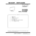 Sharp PN-K322BH (serv.man4) Service Manual / Parts Guide