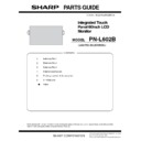 Sharp PN-L602B (serv.man7) Service Manual / Parts Guide