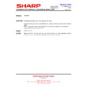 Sharp PN-L702B (serv.man31) Technical Bulletin