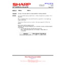 Sharp PN-R603 (serv.man14) Technical Bulletin