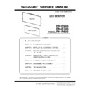 Sharp PN-R703 (serv.man5) Service Manual