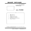 Sharp PN-R903 (serv.man6) Service Manual / Parts Guide