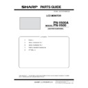 Sharp PN-V600 (serv.man6) Service Manual / Parts Guide
