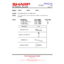 Sharp PN-V601 (serv.man18) Technical Bulletin