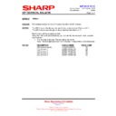 Sharp PN-V601 (serv.man19) Technical Bulletin