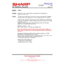Sharp PN-V601 (serv.man20) Technical Bulletin