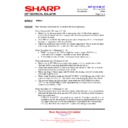 Sharp PN-V601 (serv.man21) Technical Bulletin
