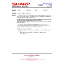 Sharp PN-V602 (serv.man19) Technical Bulletin