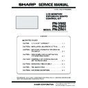 Sharp PN-V602 (serv.man6) Service Manual