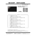 Sharp PN-Y475 (serv.man2) Parts Guide