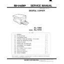 Sharp AL-1000, AL-1010 (serv.man3) Service Manual