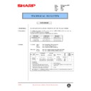 Sharp AL-1000, AL-1010 (serv.man47) Service Manual / Technical Bulletin