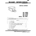 Sharp AL-11PK (serv.man8) Service Manual / Parts Guide