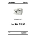 Sharp AL-1457 Handy Guide