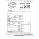 Sharp AL-1520 (serv.man3) Service Manual / Specification