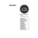 Sharp AL-1644 (serv.man16) User Manual / Operation Manual