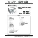 Sharp AL-2031 (serv.man3) Parts Guide