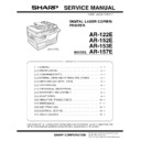 Sharp AR-152E Service Manual