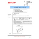Sharp AR-163 (serv.man28) Service Manual / Technical Bulletin