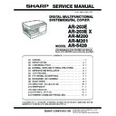 Sharp AR-203 (serv.man4) Service Manual / Specification