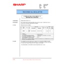 Sharp AR-275 (serv.man99) Technical Bulletin