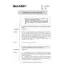 Sharp AR-285 (serv.man162) Technical Bulletin