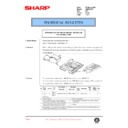 Sharp AR-286 (serv.man91) Technical Bulletin