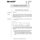 Sharp AR-335 (serv.man160) Service Manual / Technical Bulletin