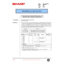 Sharp AR-336 (serv.man32) Service Manual / Technical Bulletin