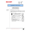 Sharp AR-405 (serv.man65) Service Manual / Technical Bulletin