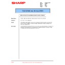 Sharp AR-407 (serv.man21) Technical Bulletin