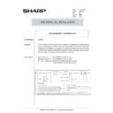 Sharp AR-5040 (serv.man15) Service Manual / Technical Bulletin