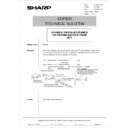 Sharp AR-5040 (serv.man28) Service Manual / Technical Bulletin