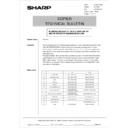 Sharp AR-5040 (serv.man31) Service Manual / Technical Bulletin