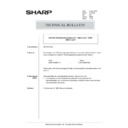 Sharp AR-5040 (serv.man9) Service Manual / Technical Bulletin