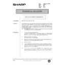 Sharp AR-505 (serv.man121) Technical Bulletin
