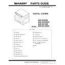 Sharp AR-5316E (serv.man6) Parts Guide