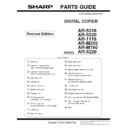 Sharp AR-5320E (serv.man6) Service Manual / Parts Guide
