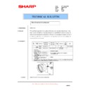 Sharp AR-651 (serv.man30) Service Manual / Technical Bulletin