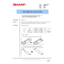 Sharp AR-651 (serv.man36) Service Manual / Technical Bulletin