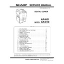 Sharp AR-651 (serv.man5) Service Manual