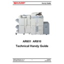 Sharp AR-651 Handy Guide