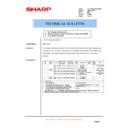 Sharp AR-810 (serv.man29) Service Manual / Technical Bulletin