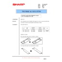 Sharp AR-810 (serv.man31) Service Manual / Technical Bulletin