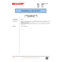 Sharp AR-C160 (serv.man70) Service Manual / Technical Bulletin