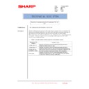 Sharp AR-C170 (serv.man73) Technical Bulletin