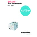 Sharp AR-C200P (serv.man11) User Manual / Operation Manual