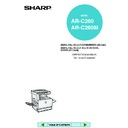 Sharp AR-C260 (serv.man31) User Guide / Operation Manual