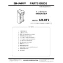 Sharp AR-CF2 (serv.man4) Service Manual / Parts Guide