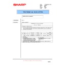 Sharp AR-CF2 (serv.man5) Service Manual / Technical Bulletin